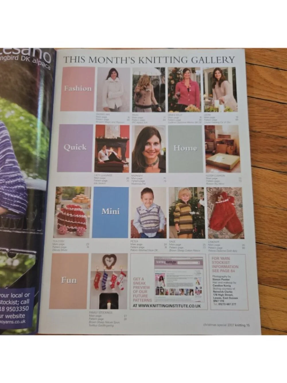 Knitting Magazine Christmas Special  Winter 2007 Number 45 Ex Libris